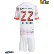 Bayern Munich Raphael Guerreiro #22 Bortedraktsett Barn 2025-26 Kortermet (+ Korte bukser)